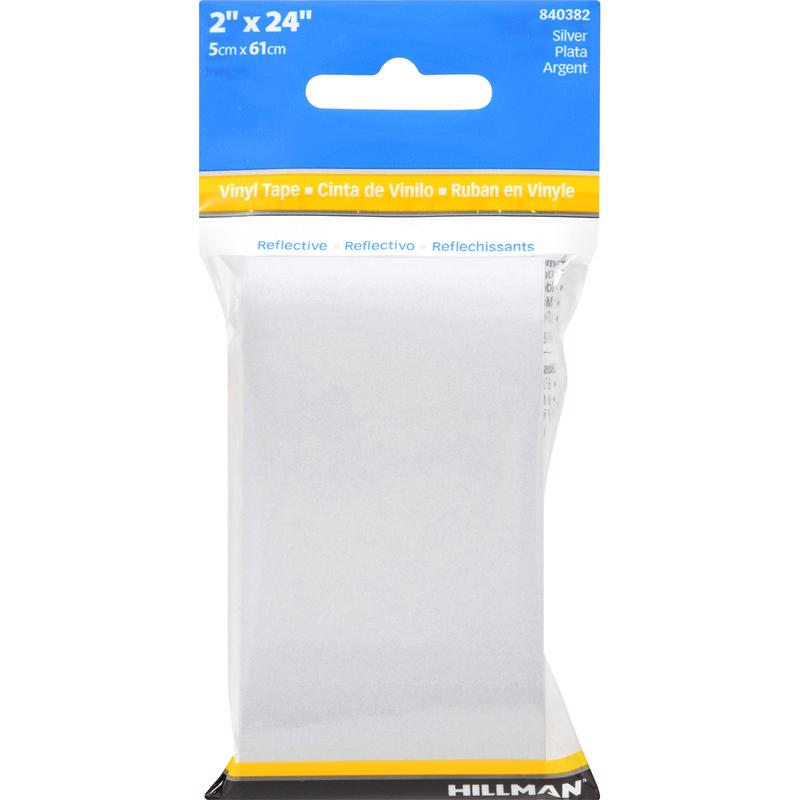 SAFETY TAPE SILVER 24" - Pack of 5