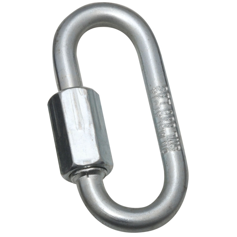 Emery Jensen Quick Link 1/4 inch repair and connecting link for chain or cable, shown on a white background.
