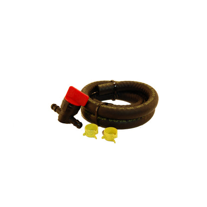Emery Jensen fuel line and shutoff valve for repair and maintenance, durable metal and plastic parts for fuel system.