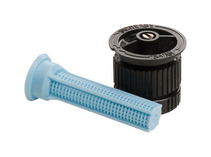 Emery Jensen replacement nozzle head with adjustable pattern RAD15 for spray equipment, showing the nozzle's design and settings.