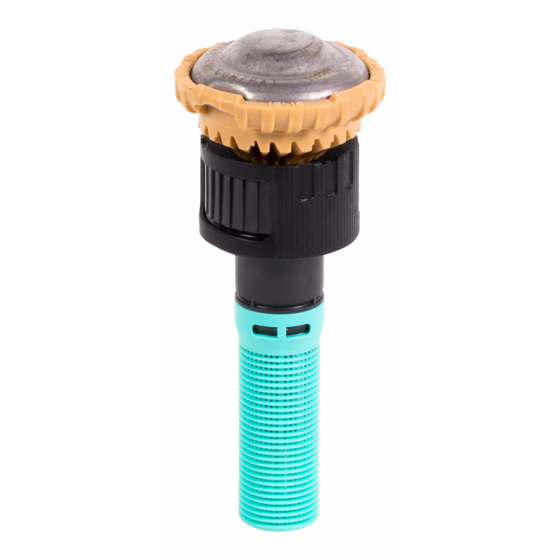 Emery Jensen rotary nozzle replacement head for FC 18, showing the compact nozzle with adjustable spray features.