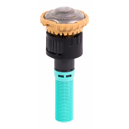 Emery Jensen rotary nozzle replacement head for FC 18, showing the compact nozzle with adjustable spray features.