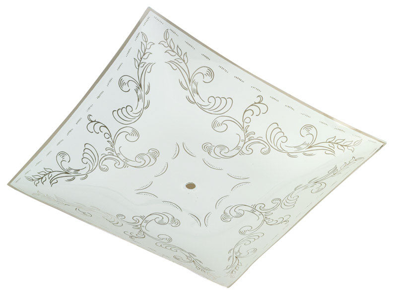 SHADE SQ CLR 12" FLORAL - Pack of 12