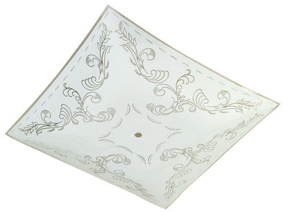 SHADE SQ CLR 12" FLORAL - Pack of 12