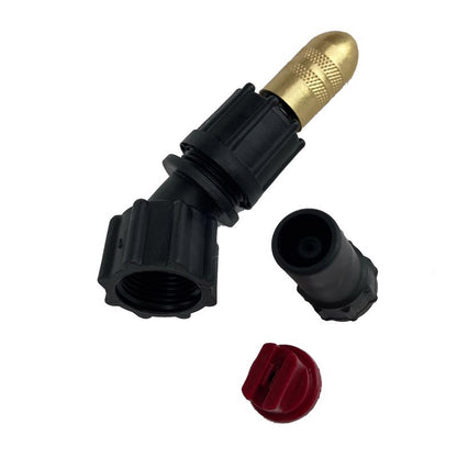 Emery Jensen Premium Nozzle Kit replacement parts with multiple nozzle attachments in a clear plastic case.