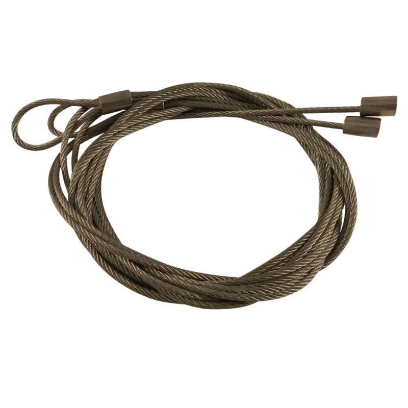 Steel safety cables 8 feet long from Emery Jensen, replacement parts with durable construction for secure connections