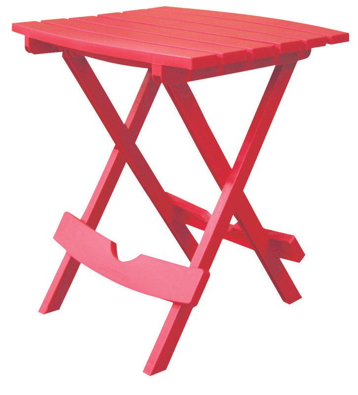 Emery Jensen Quik Fold SD resin table with a foldable design, ideal for versatile outdoor or indoor use.