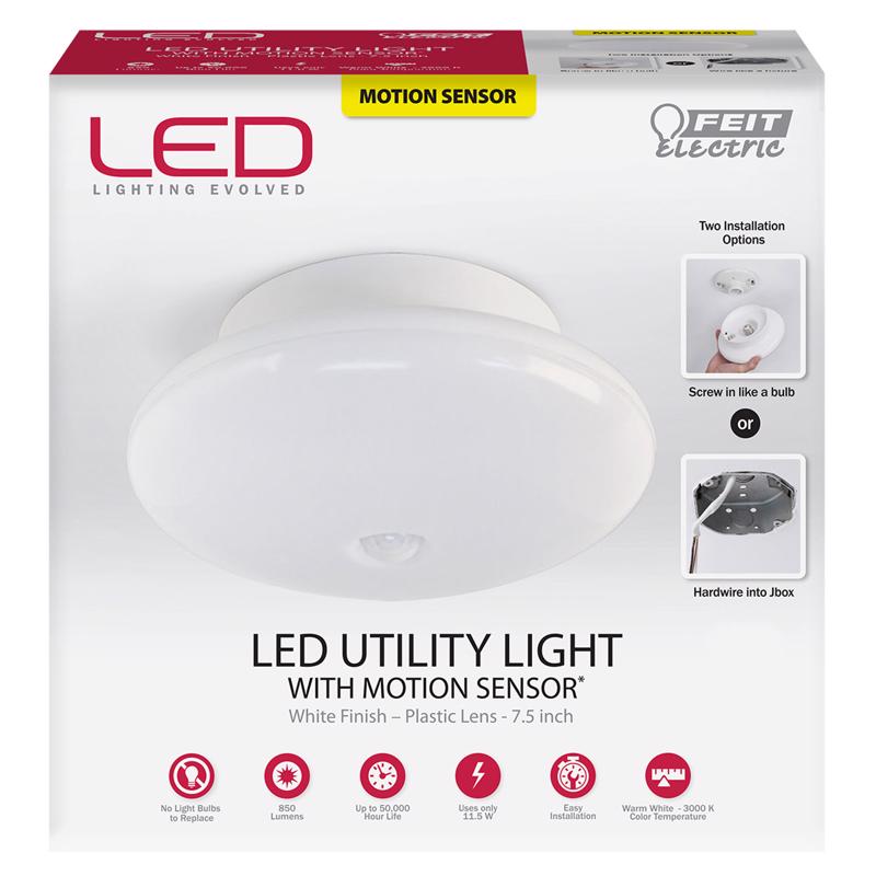 FLUSH MT LED MUSHROOM w/