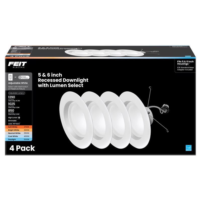 LED DOWNLIGHT 5-6" 4PK