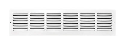 GRILLE SIDEWALL 30X6"WHT