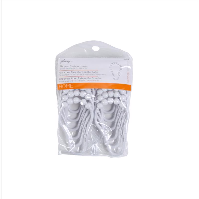 Emery Jensen 7-inch shower curtain ring, durable metal ring for bathroom shower curtain accessories.