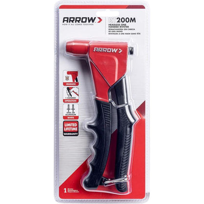 RIVET TOOL HEDLSS Rd/blk