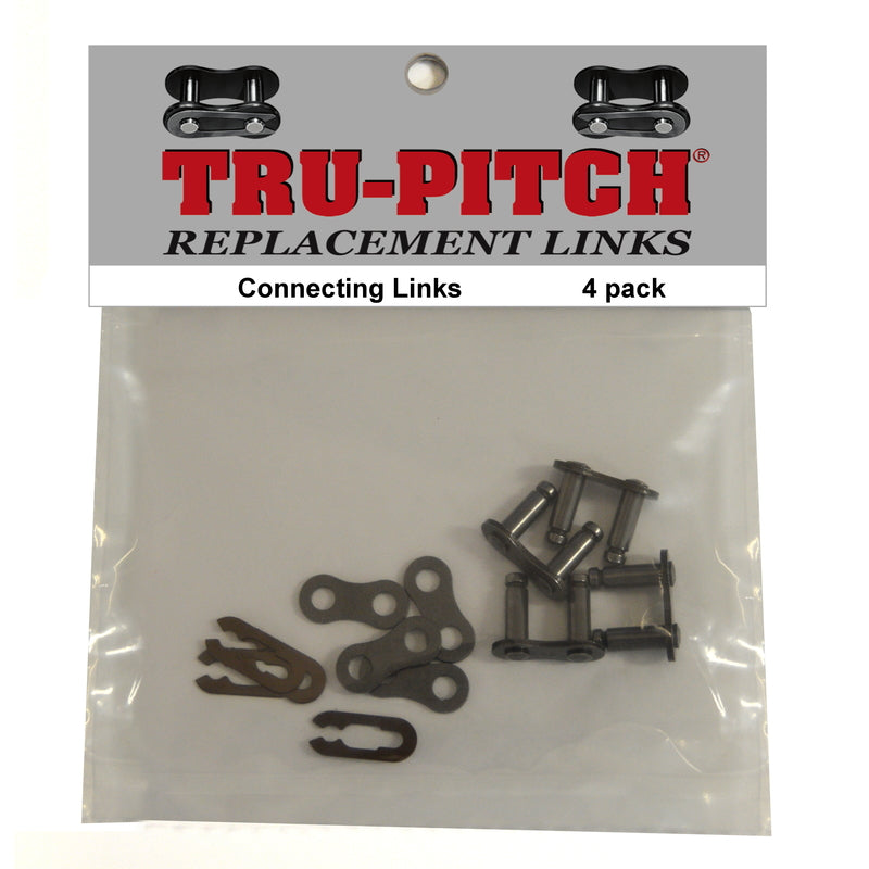 Emery Jensen roller chain connecting link #50 pack of 4, durable metal chain link for industrial roller chain applications.