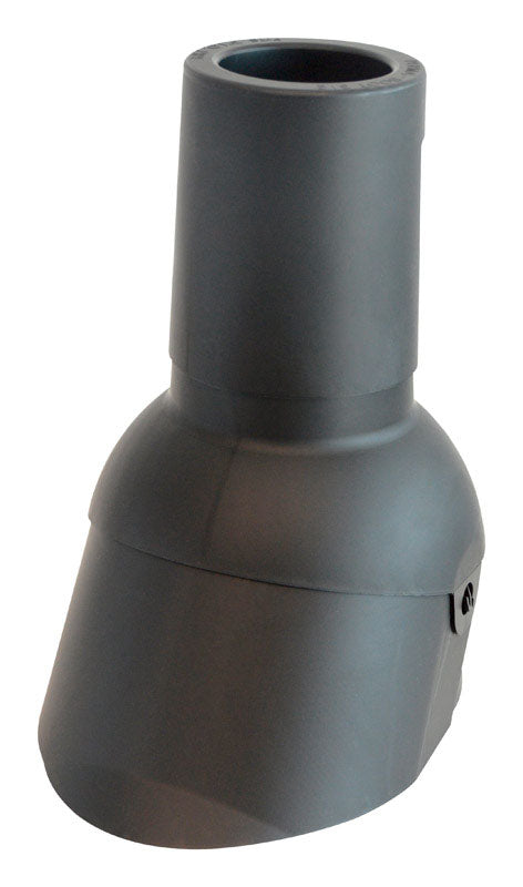 Emery Jensen PERMA BOOT REPAIR 4-inch black roof flashing for rain collection systems, durable rubber material, designed for roof repair.