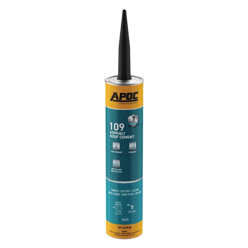 ROOF CMNT ASPHL BLK 10OZ - Pack of 12