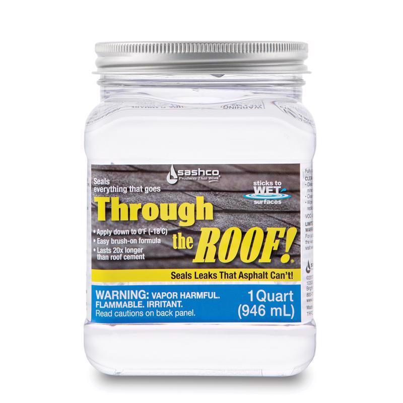 ROOF SEALNT GLS CLR 1QT - Pack of 6