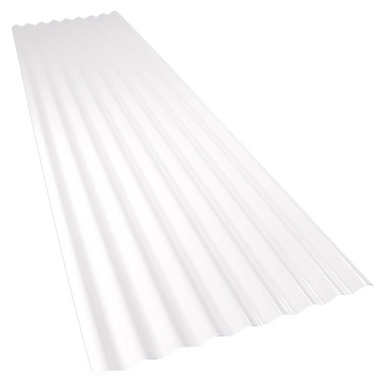 ROOF PANEL PVC WHT 8' - Pack of 10