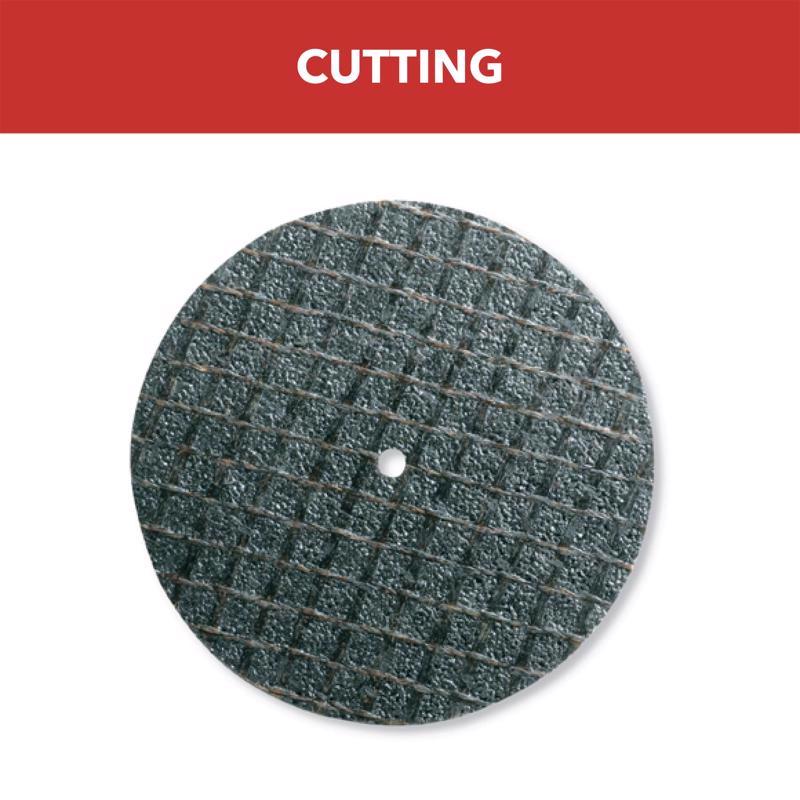 Set of 20 Emery Jensen Dremel rotary tool cutoff wheels for precise cutting and grinding applications.