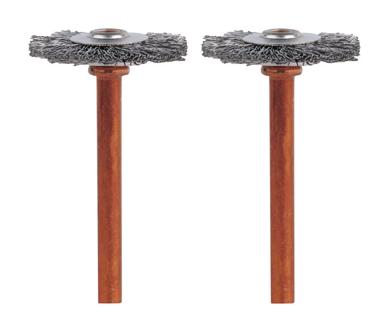 WIRE BRUSH SS 3/4" 2PK