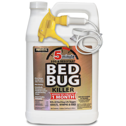 Emery Jensen 5MIN Bed Bug Killer 1-Gallon RTU applicator, pack of 4, ready-to-use pest control solution for bed bugs.