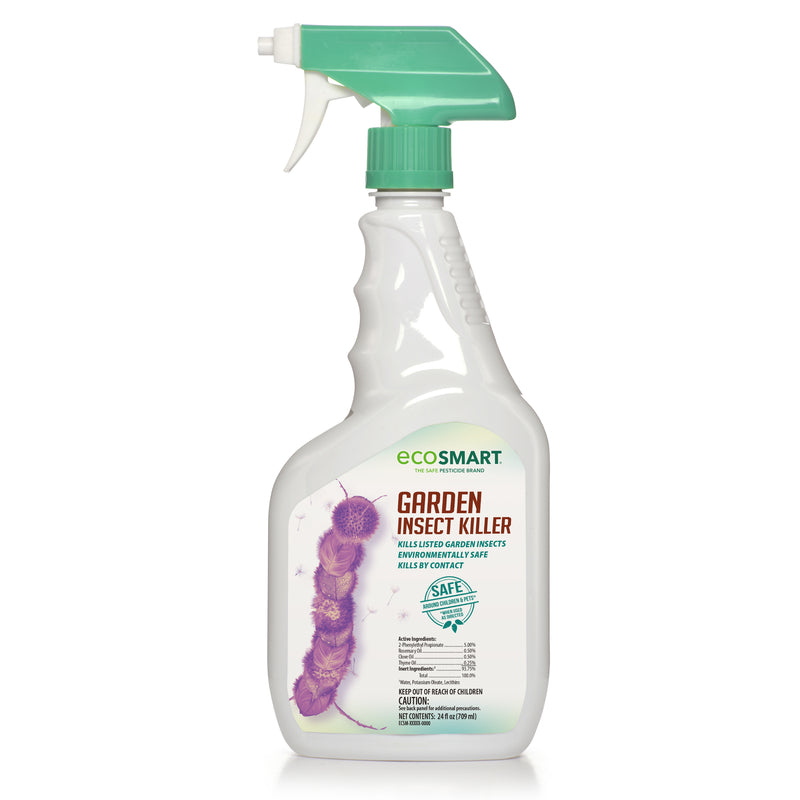 Emery Jensen Eco Garden Insect Kill RTU spray in a 24 oz container, ready-to-use insecticide for garden pest control.