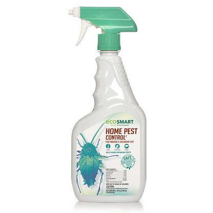 Emery Jensen Eco Home Pest Control 24oz RTU applicator bottle with spray nozzle for indoor pest management.