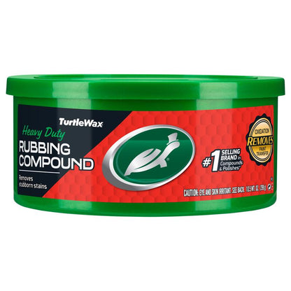 Emery Jensen rubbing compound in a 10.5oz container, used for polishing and restoring automotive surfaces.