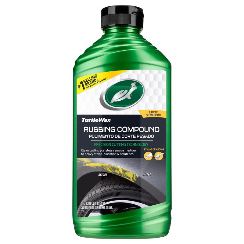 Emery Jensen rubbing compound in an 18 oz container, used for polishing and restoring vehicle surfaces.
