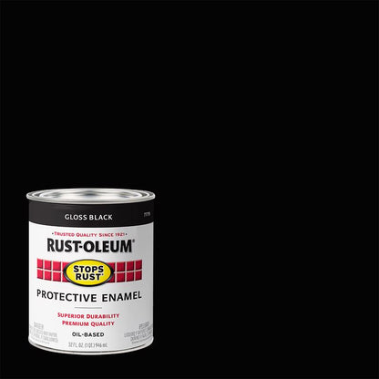 PAINT QT GLOS BLACK R-O - Pack of 4