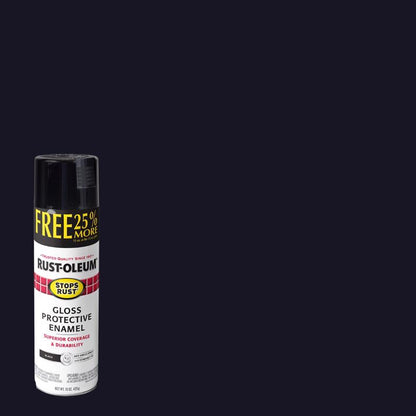 SPRYPAINT BLACK 15OZ - Pack of 6