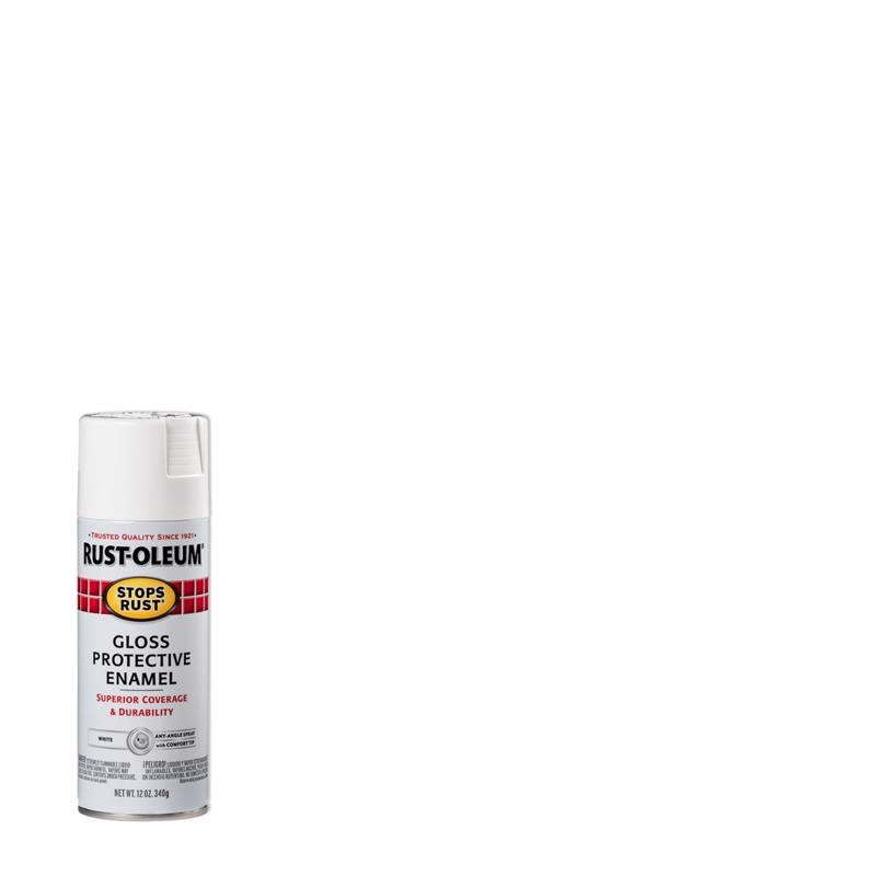 SPRYPAINT GLOSS WHT 12OZ - Pack of 6