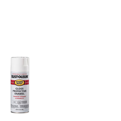 SPRYPAINT GLOSS WHT 12OZ - Pack of 6