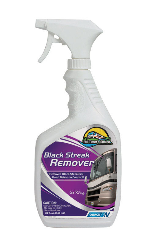 Emery Jensen Blackstreak Remover 32oz bottle, RV chemicals for removing black streaks from RV exteriors.
