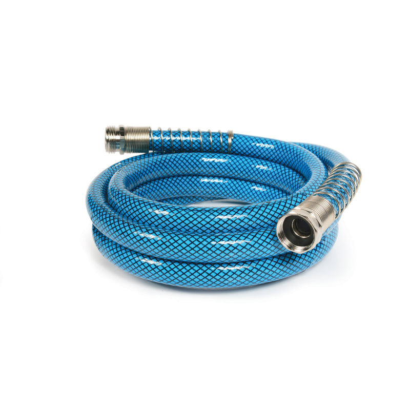 Emery Jensen 10-foot RV fresh water hose for drinking water, flexible and durable for outdoor camping and RV use.