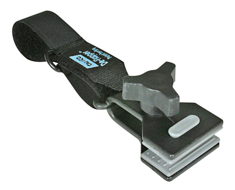 Emery Jensen De-flapper for RV toilet, replacement part with flexible flapper valve for improved flush performance.