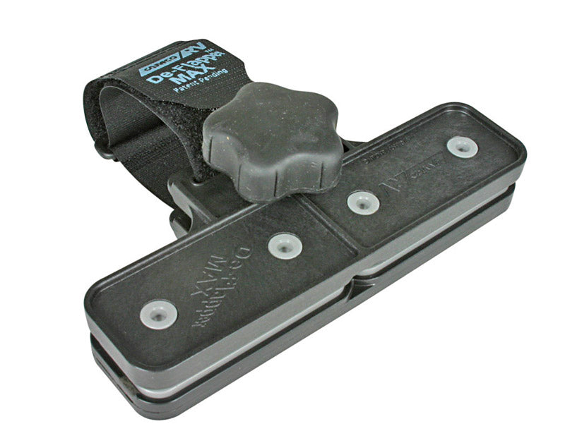 Emery Jensen De-flapper MAX RV parts and accessories, close-up of the durable flapper component for RV toilet repair.