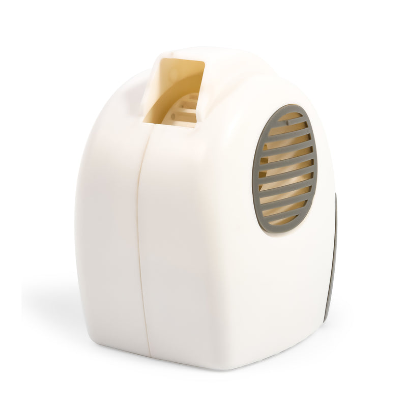 Emery Jensen RV fridge aerator switch, a black control switch for RV refrigerator ventilation system.