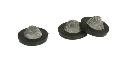 Emery Jensen 1-inch hose filter washers for RV water systems, durable rubber fittings and easy to install.