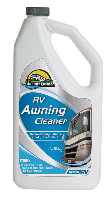 Emery Jensen RV Awning Cleaner 32oz bottle, designed for cleaning and maintaining RV awnings and exterior surfaces.