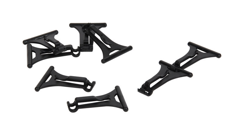 Emery Jensen RV awning hanger clips, 8-pack, durable accessories for securing RV awnings in outdoor camping setups.