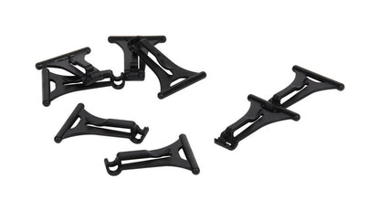 Emery Jensen RV awning hanger clips, 8-pack, durable accessories for securing RV awnings in outdoor camping setups.