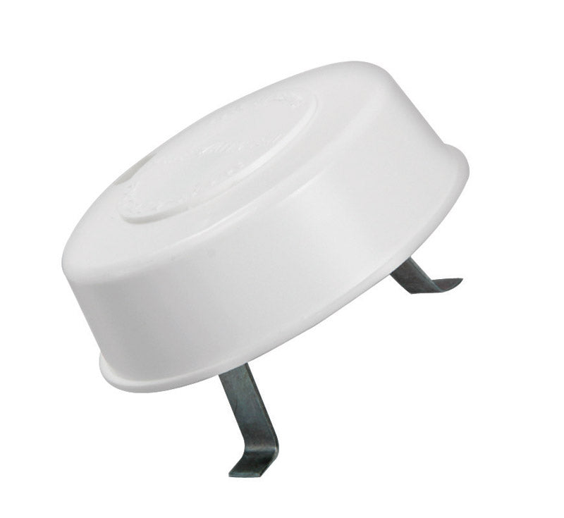 Emery Jensen RV plumbing vent cap, durable plastic cover for RV vent pipe exhaust system, black color, outdoor use.