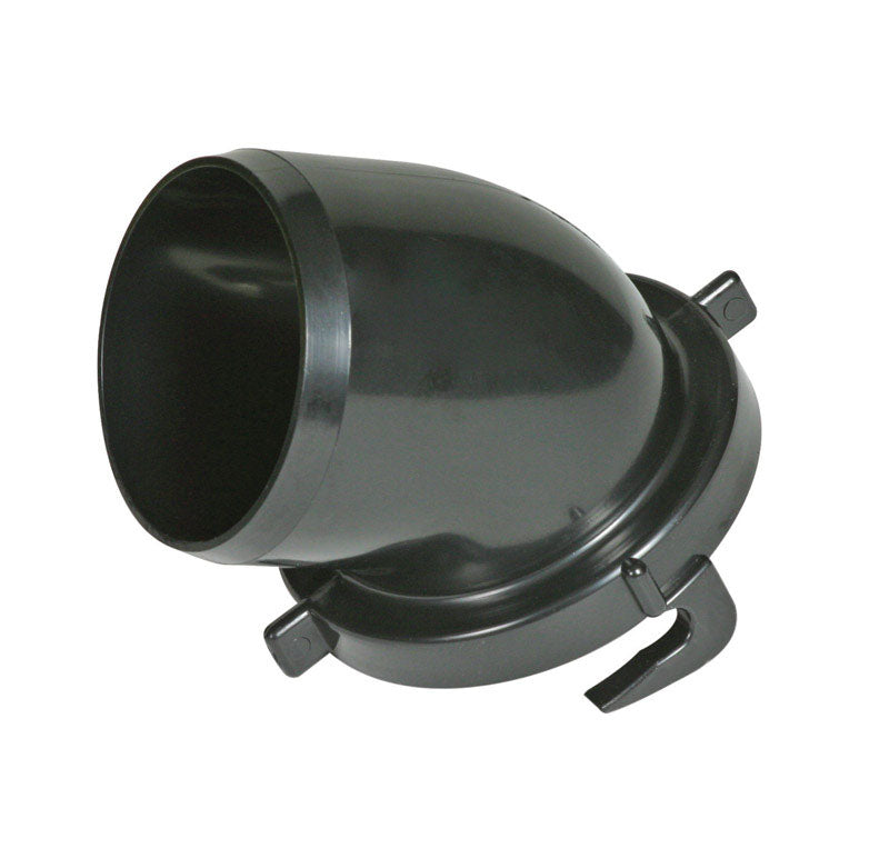 Emery Jensen sewer hose adapter 45-degree pack of 2 for RV waste water connections, durable and easy to attach.
