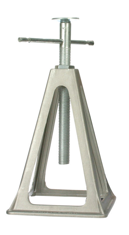 Emery Jensen RV stabilizer jacks in a 4-pack, heavy-duty support for RV leveling and stability, with a black metal finish.