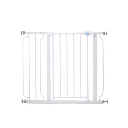Emery Jensen EXP Baby Gate in metal, 30-inch safety gate with secure locking for child-proofing doorways and stairways.