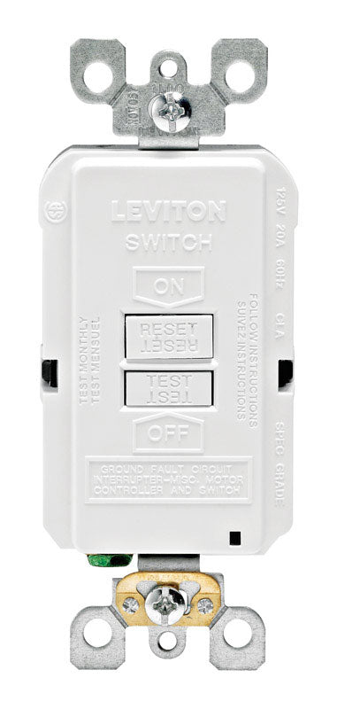 GFI ST BLANK FACE20A WHT