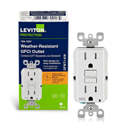 GFI ST WP RECEPT TR WHT