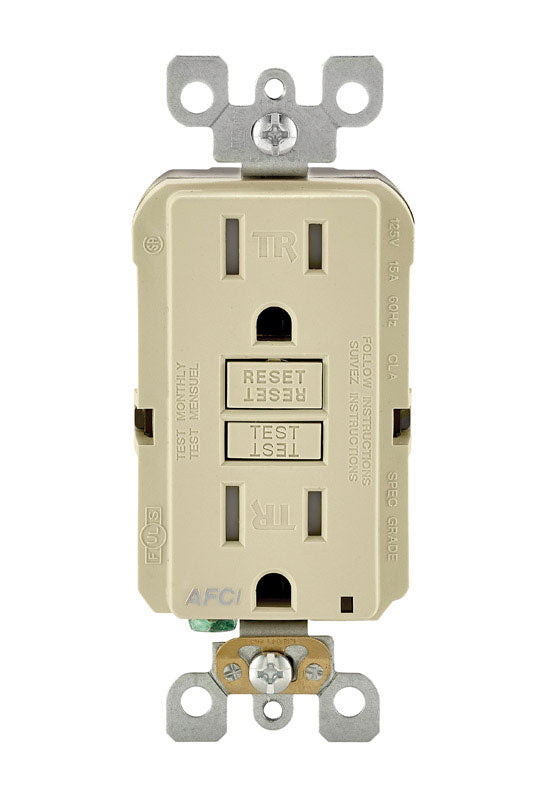 RECEP AFCI SLP 15A IVY