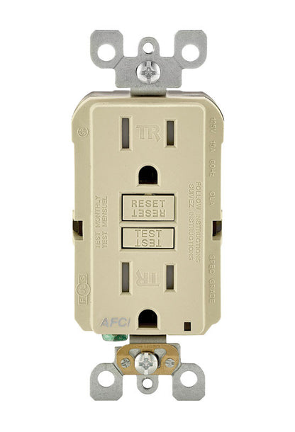 RECEP AFCI SLP 15A IVY