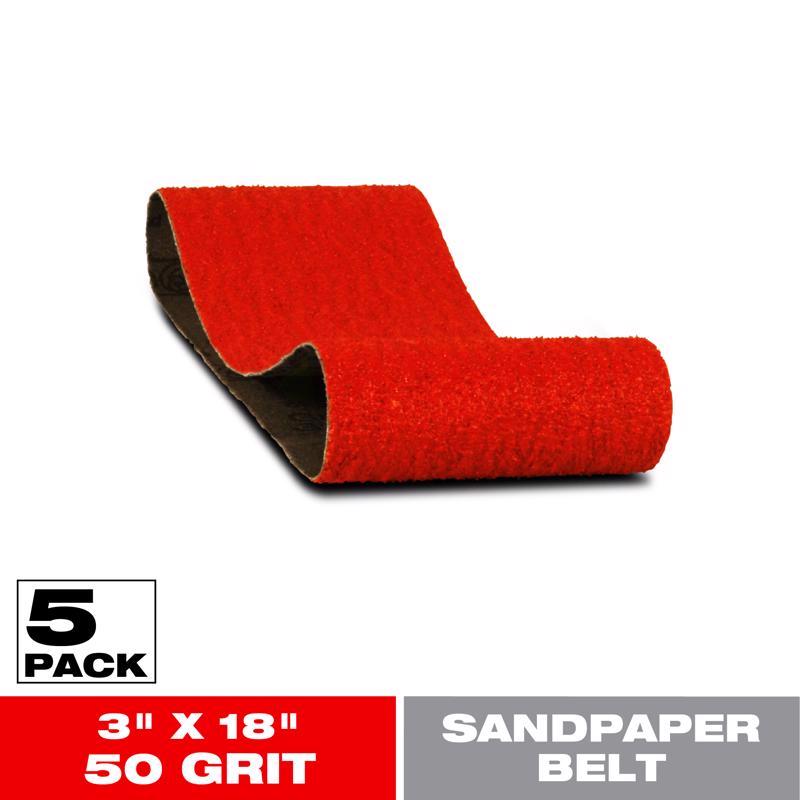 SANDING BELT 50G 3X18"